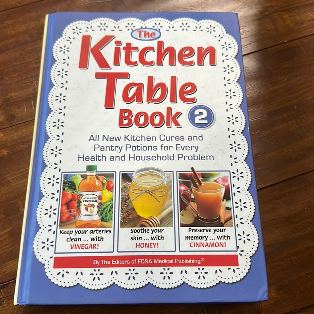 The Kitchen Table Book 2 hardcover book‎ home remedies